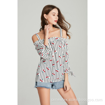 ladies printed viscose blouses